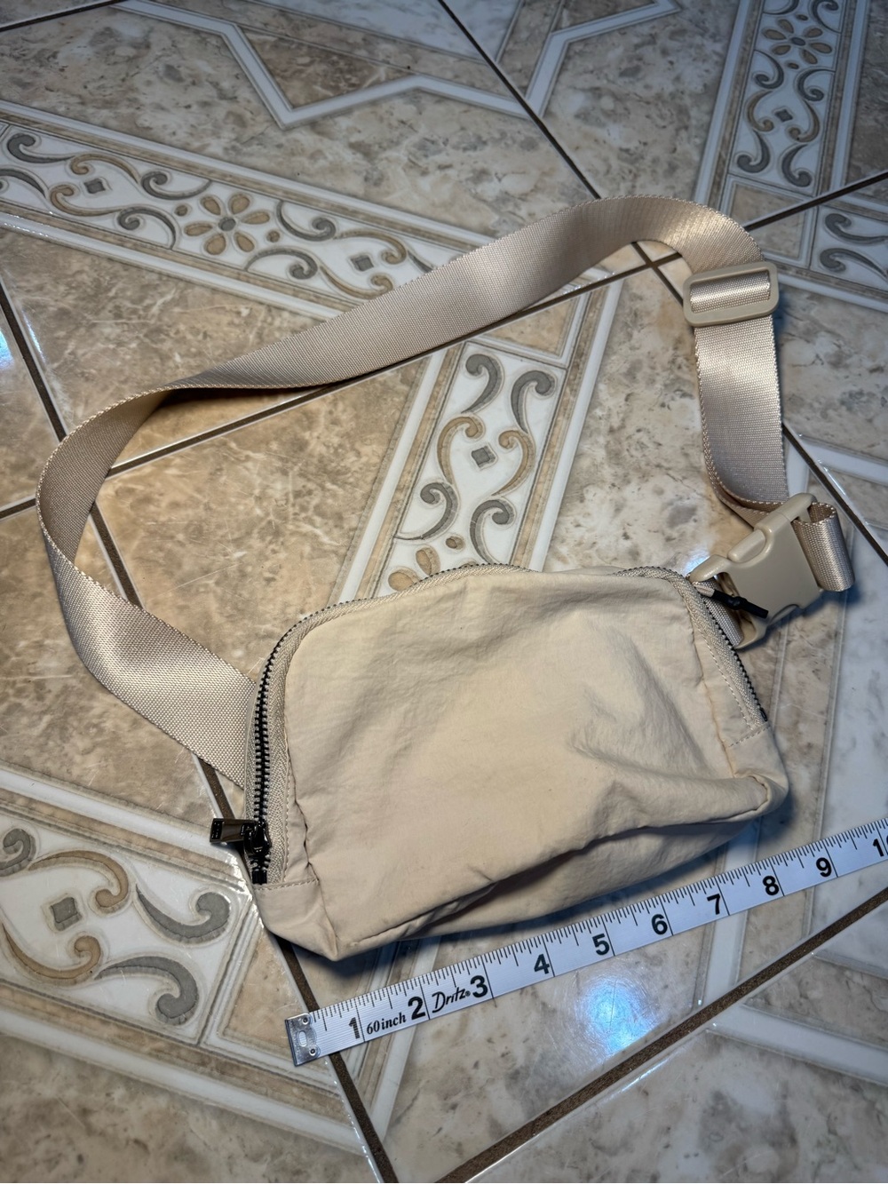 Beige women’s Fanny pack Crossbody Sling Bag